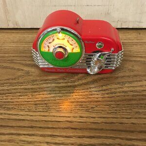 Hallmark Keepsake 2013 North Pole Countdown Radio with MP3 Player Red